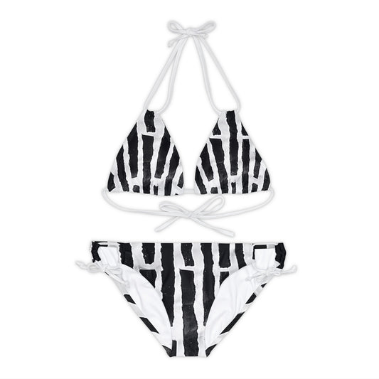 Strappy Bikini Set (AOP)