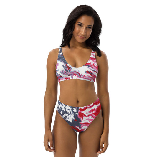 America Beautiful Recycled High-Waisted Bikini