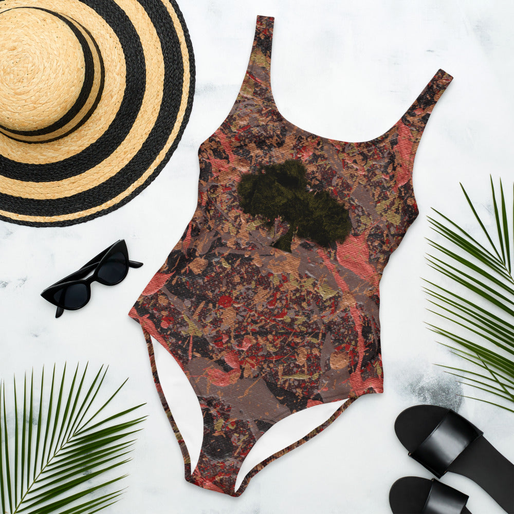 Melanin Magic #3 Mahogany One-Piece Swimsuit